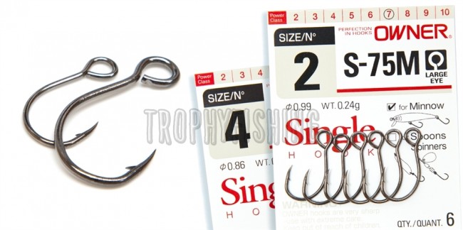Крючок OWNER C'ultiva 51642 S-75M (размер №01 в упаковке 5шт) Крючок OWNER C'ultiva 51642 S-75M (размер №01 в упаковке 5шт)