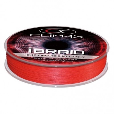 Шнур Climax iBraid 8 135m (Fluo-Red)