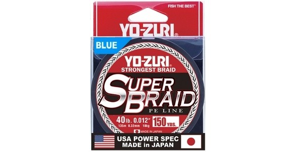 Плетеный шнур Yo-Zuri PE Superbraid 135м Blue