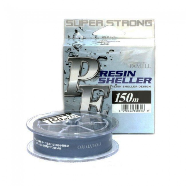 Шнур Yamatoyo PE Resin Sheller Gray 150m Шнур Yamatoyo PE Resin Sheller Gray 150m