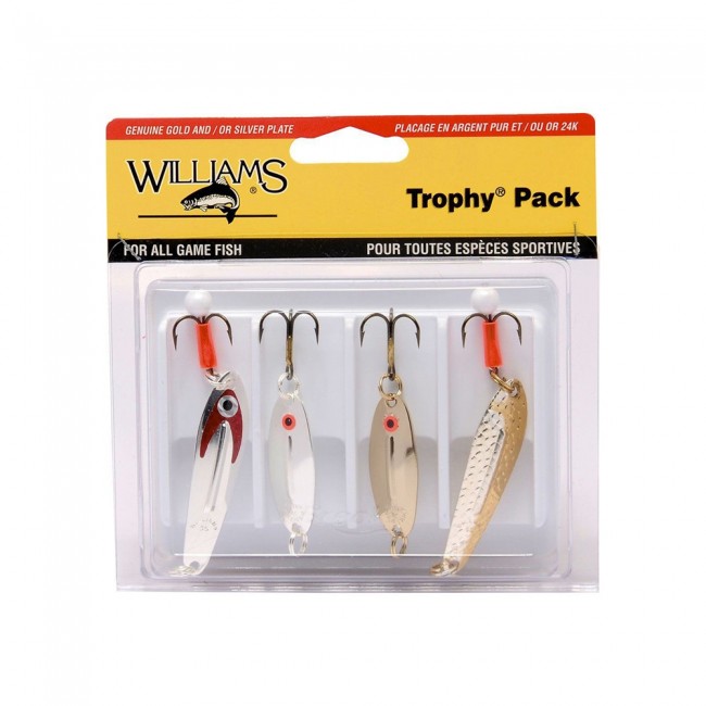 Набор блесен Williams Trophy Pack 4PCWE, C50&W30