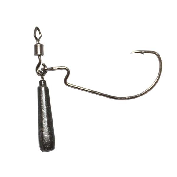 Джиг-риг Тула на оффсетном крючке №1