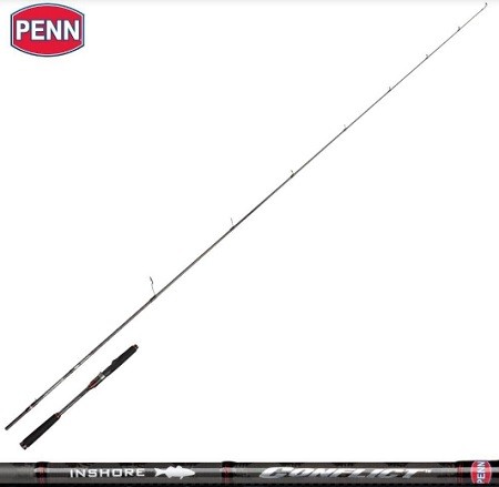 Спиннинг Penn Conflict Inshore 761+1 ML Max 21g