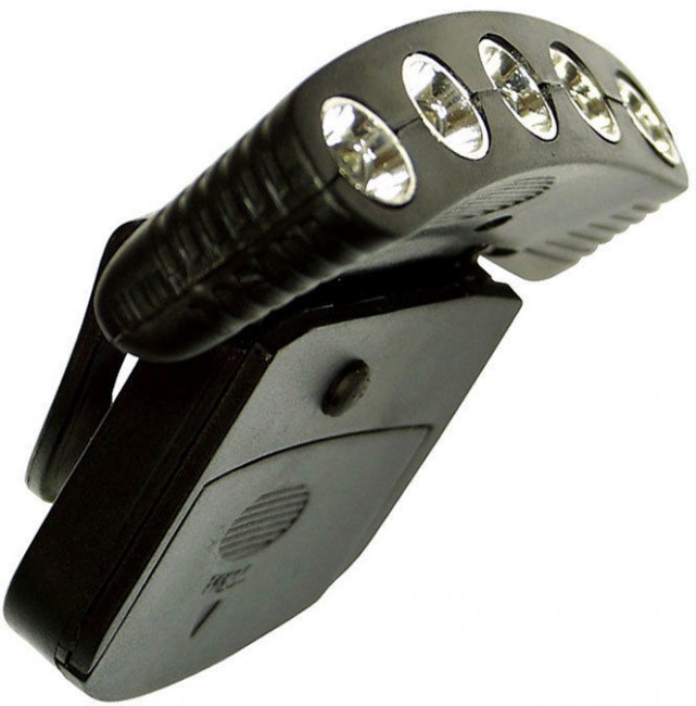 Фонарь светодиодный Kosadaka регулируемый с креплением на бейсболку